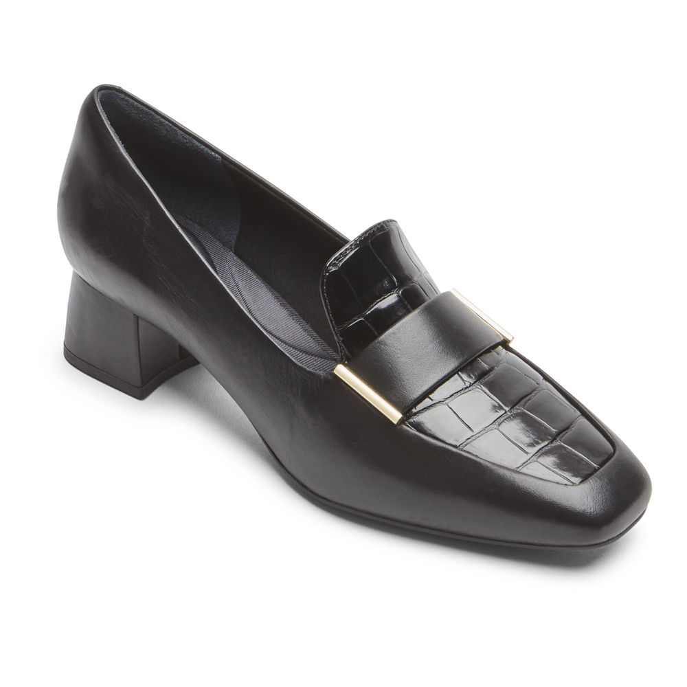 Rockport Loafers For Womens Black - Total Motion Esma - PK3596748